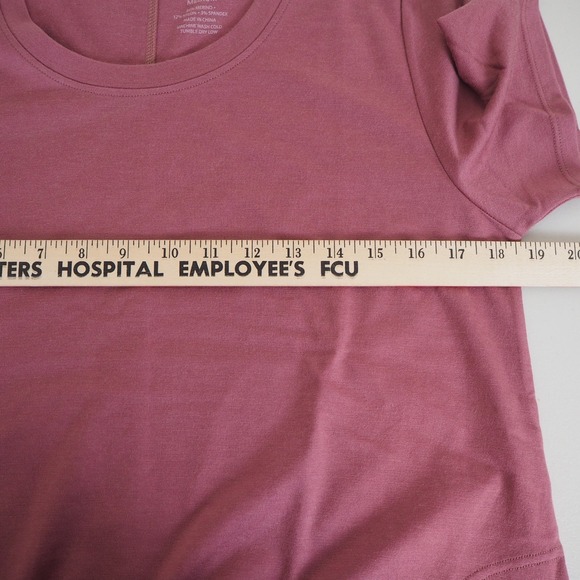 WoolX Georgie Dress Merino Wool Berry Rose Size Medium Casual Travel Pockets - Picture 4 of 10